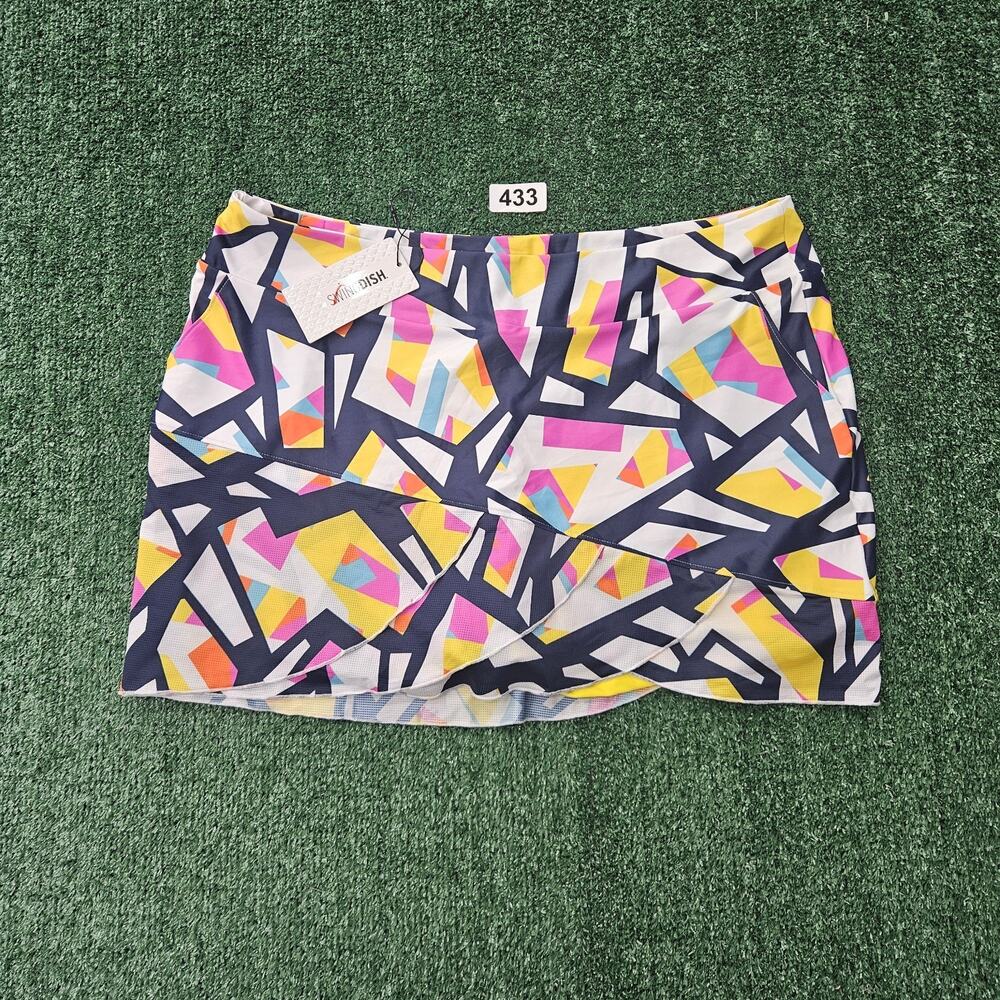 Swing Dish Sandra Print Golf Skort NWT Womens size xxl